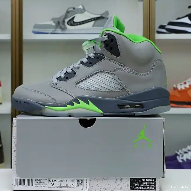 AIR RETRO 2022 Kimikick 'GREEN JORDAN 5 BEAN' 0518